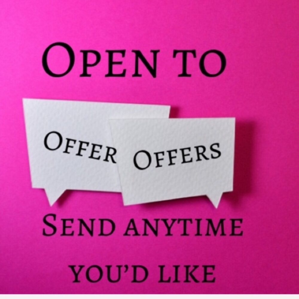 Always open to offers! Bundle your items!!